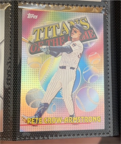 2022 Topps Titans of the Game #TOC-1 Pete Crow-Armstrong — front