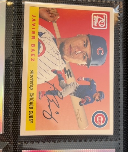 2020 Topps #70 Javier Baez — front