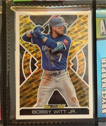 2022 Topps Black Gold #BG-7 Bobby Witt Jr. — front