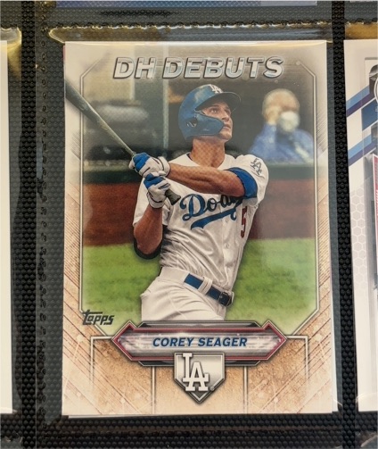 Topps DH Debuts Corey Seager — front