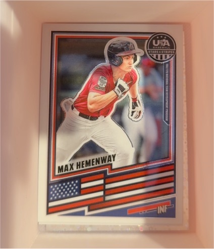 2021 Topps USA Baseball Stars & Stripes Max Hemenway — front