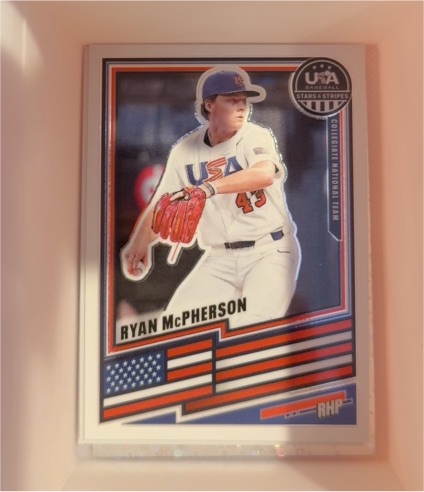 2021 Topps Stars and Stripes #USA-45 Ryan McPherson — front