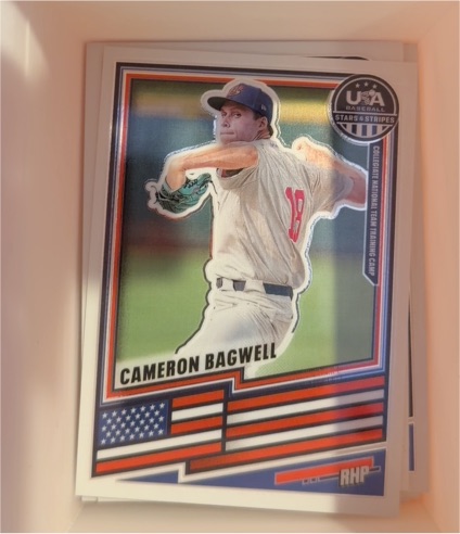 2022 USA Baseball Stars and Stripes #18 Cameron Bagwell — front
