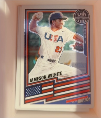 2021 Topps Stars & Stripes #128 Jameson Wilhite — front