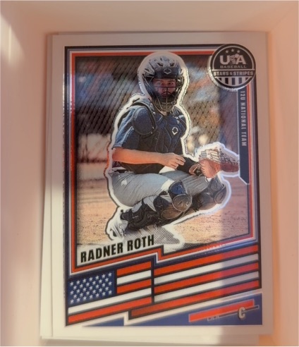 2022 USA Baseball Stars & Stripes #C Radner Roth — front