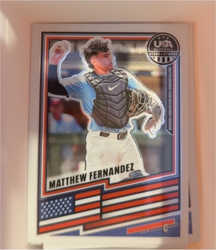 2023 USA Baseball Stars & Stripes #C Matthew Fernandez — front