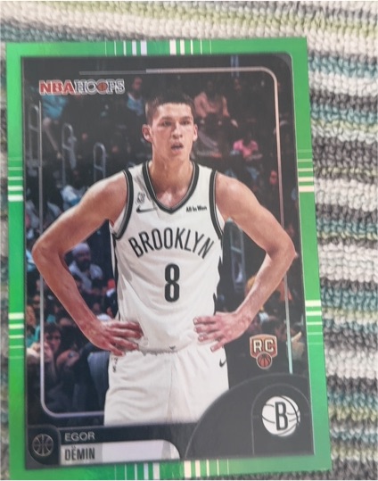 2022-23 Panini NBA Hoops #8 Egor Demin — front