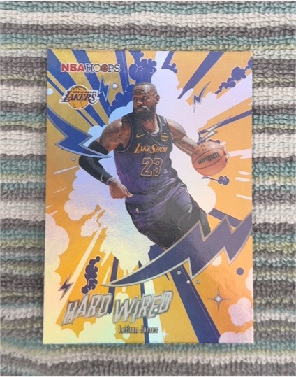 2022 NBA Hoops Hard Wired LeBron James — front