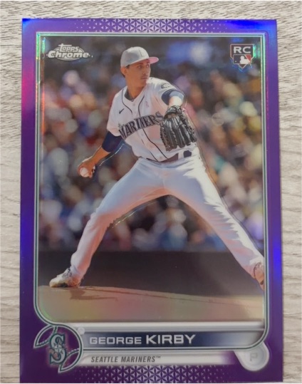 2021 Topps Chrome #RC George Kirby — front