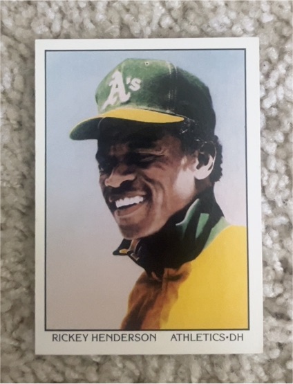 1984 Fleer #548 Rickey Henderson — front