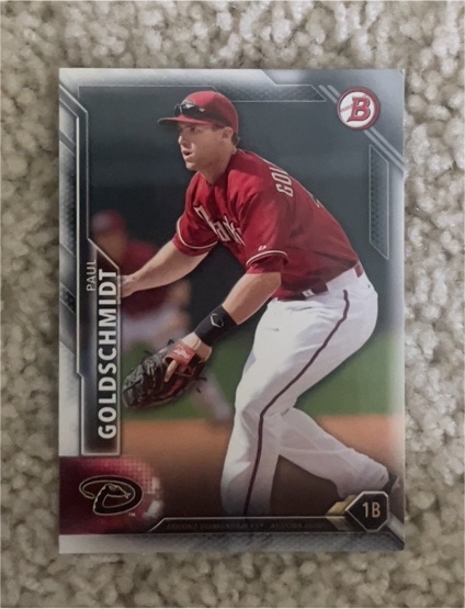 2019 Bowman #BP-1 Paul Goldschmidt — front