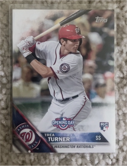 2021 Topps Opening Day #OD-19 Trea Turner — front