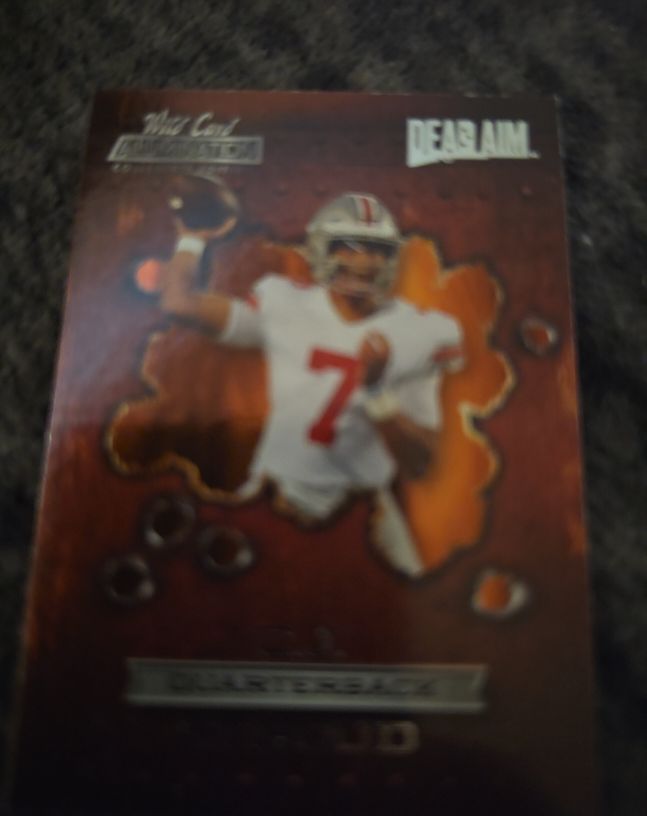 1997 Leaf Quarterback Dead Aim #DA-1 Brett Favre — front