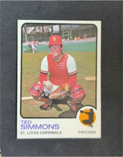 1972 Topps #100 Ted Simmons — front