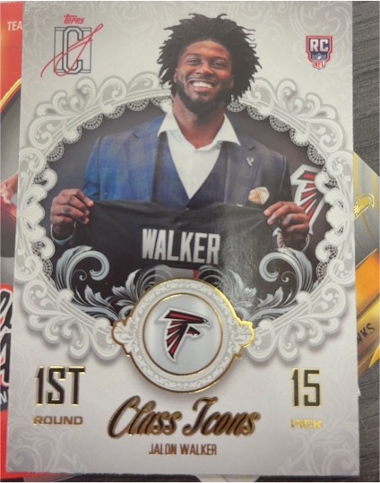 2023 Topps 1st Class Icons #15 Jalon Walker — front