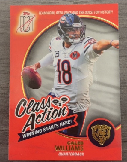 2023 Topps U Class Action Caleb Williams — front