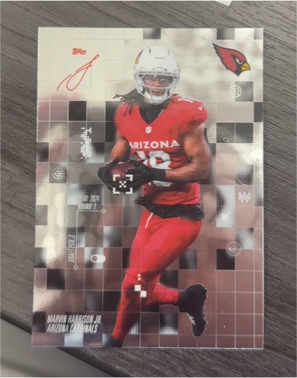 2024 Topps Marvin Harrison Jr. Arizona Cardinals — front