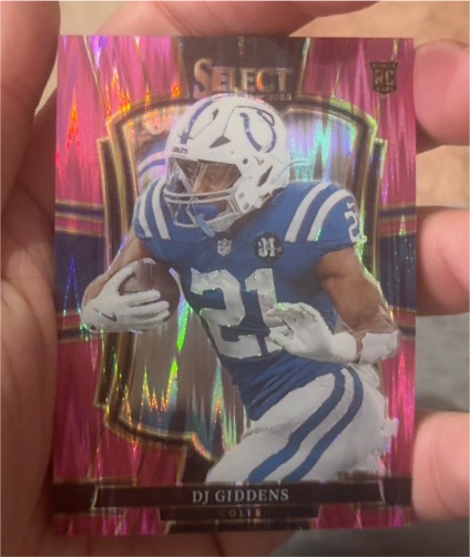 2022 Panini Select #015 DJ Giddens — front