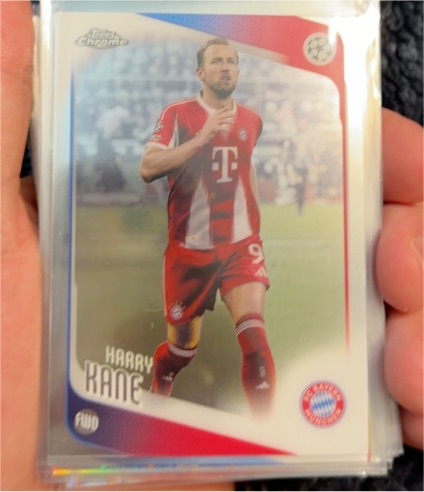 2023 Topps Chrome UEFA Champions League #FJ10 Harry Kane — front