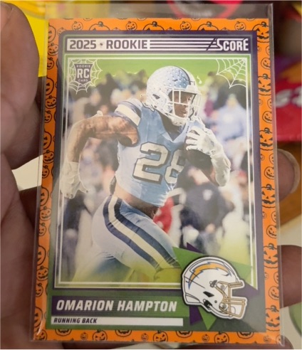 2025 Score #2025 Omarion Hampton Rookie — front