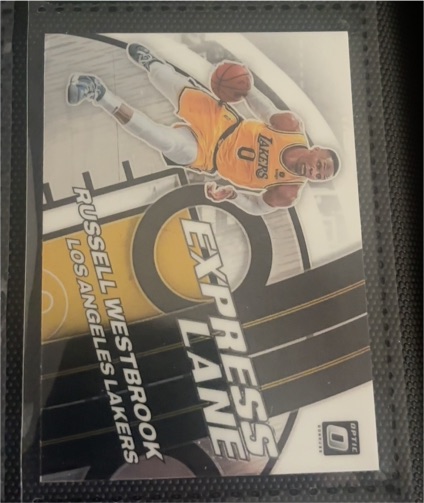2021 Donruss Optic Express Lane #EL-RW Russell Westbrook — front