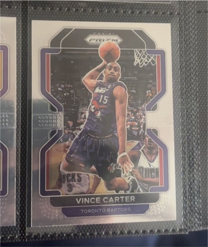 2000 Panini Prizm #15 Vince Carter — front