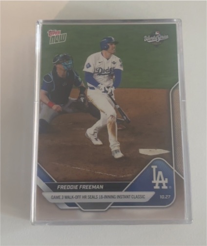 2023 Topps Now #10.27 Freddie Freeman — front