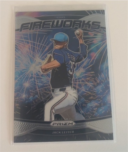2023 Panini Prizm Fireworks #Jack Leiter — front