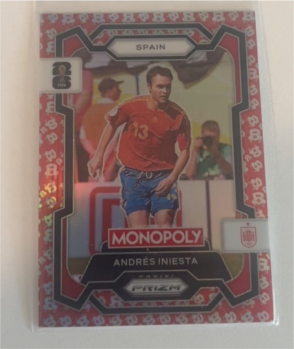 2022 Panini Prizm Monopoly #MON-INI Andrés Iniesta — front