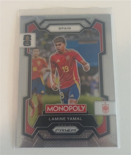 2022 Panini Prizm World Cup Monopoly #MONO-LY Lamine Yamal — front