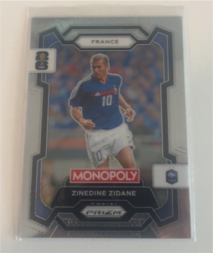 2022 Panini Prizm Monopoly #8 Zinedine Zidane — front