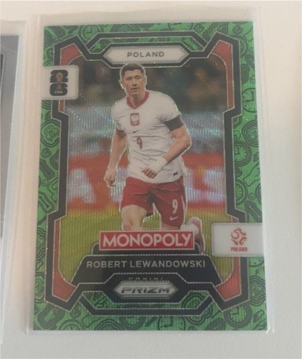 2022 Panini Prizm Monopoly #MON-LEW Robert Lewandowski — front