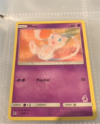 2006 Pokémon EX Ruby & Sapphire #32 Mew — front