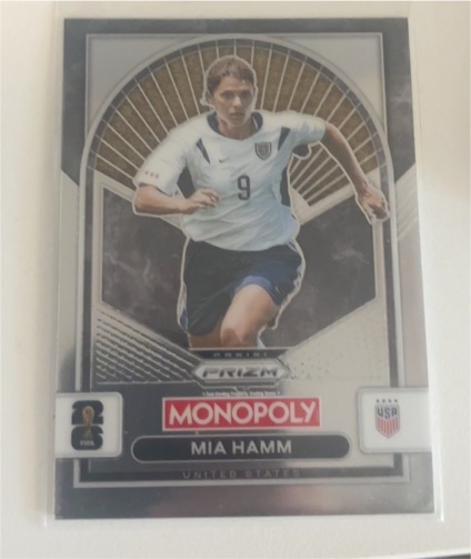 2022 Panini Prizm Monopoly Mia Hamm — front