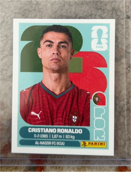 2023 Panini FIFA #Cristiano Ronaldo — front