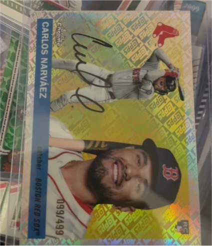 2020 Topps Chrome #CNA Carlos Narvaez — front