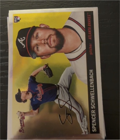 2022 Topps Chrome #Spencer Schwellenbach — front