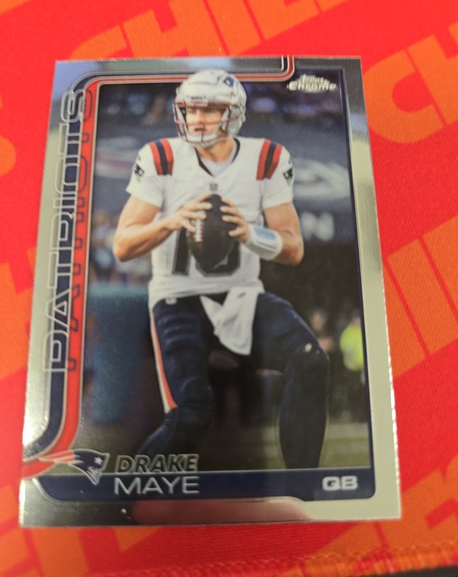 2023 Donruss Optic Platinum Drake Maye — front