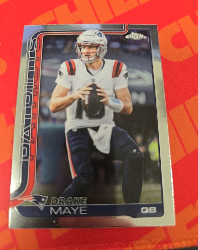 2023 Topps Chrome #PAT-DRM Drake Maye — front