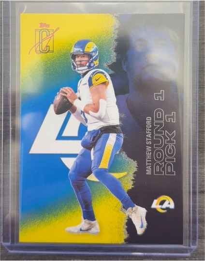 2021 Topps NFL #1 Matthew Stafford — front