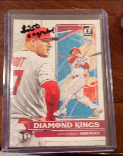 2020 Donruss Diamond Kings Mike Trout — front