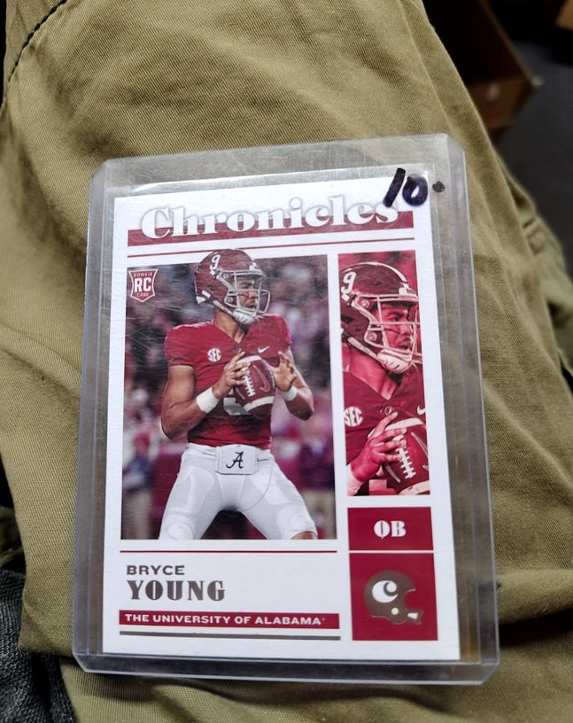 2021 Chronicles Bryce Young Rookie Card — front