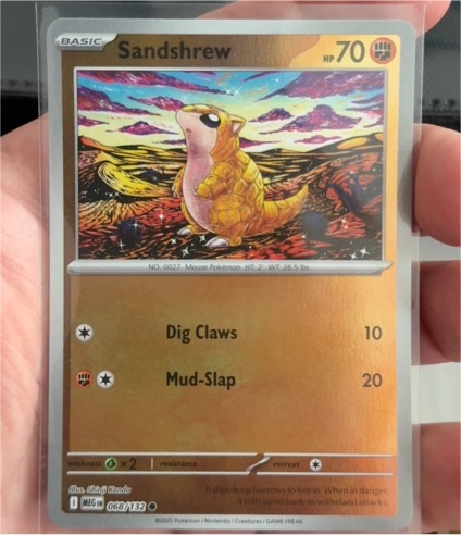 2023 Pokémon MEGA 068 Sandshrew — front
