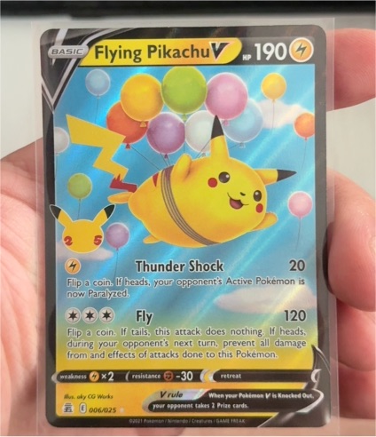 2021 Pokemon #006 Flying Pikachu V — front