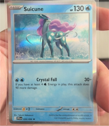 2019 Pokémon #026 Suicune — front