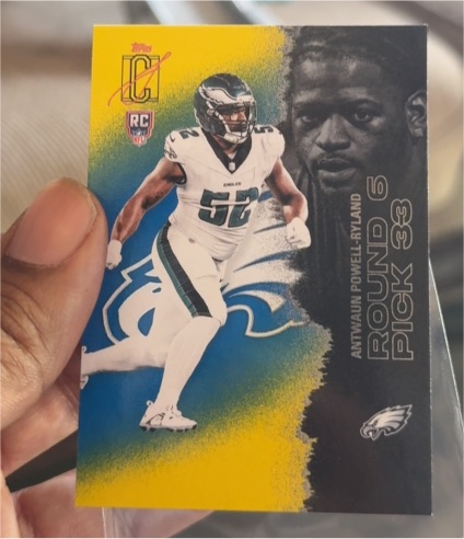 2021 Topps Chrome #36 Antwaun Powell-Ryland — front