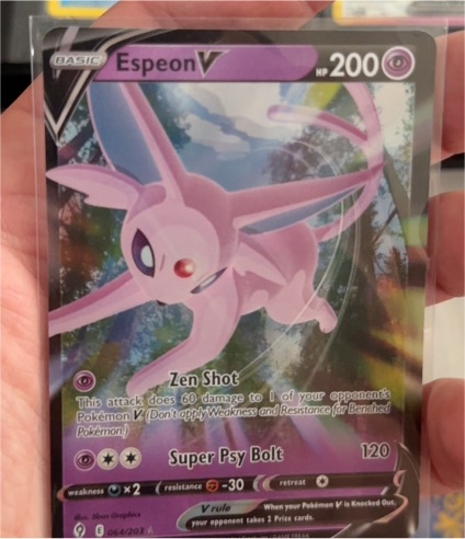 2020 Pokémon #64 Espeon V — front