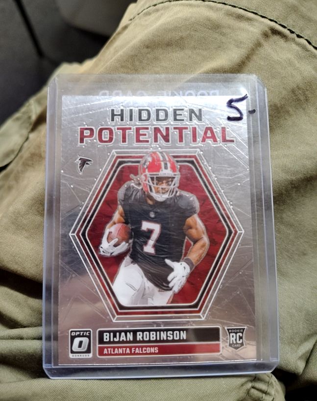 2023 Donruss Optic Hidden Potential Bijan Robinson — front