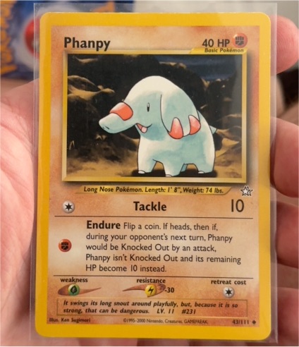2000 Pokémon #43 Phanpy — front
