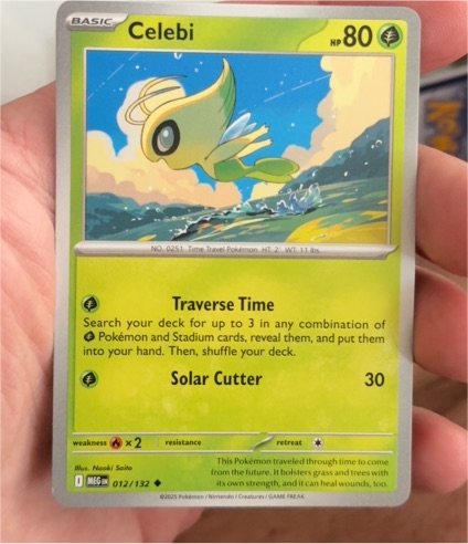 2015 Pokémon #012 Celebi — front